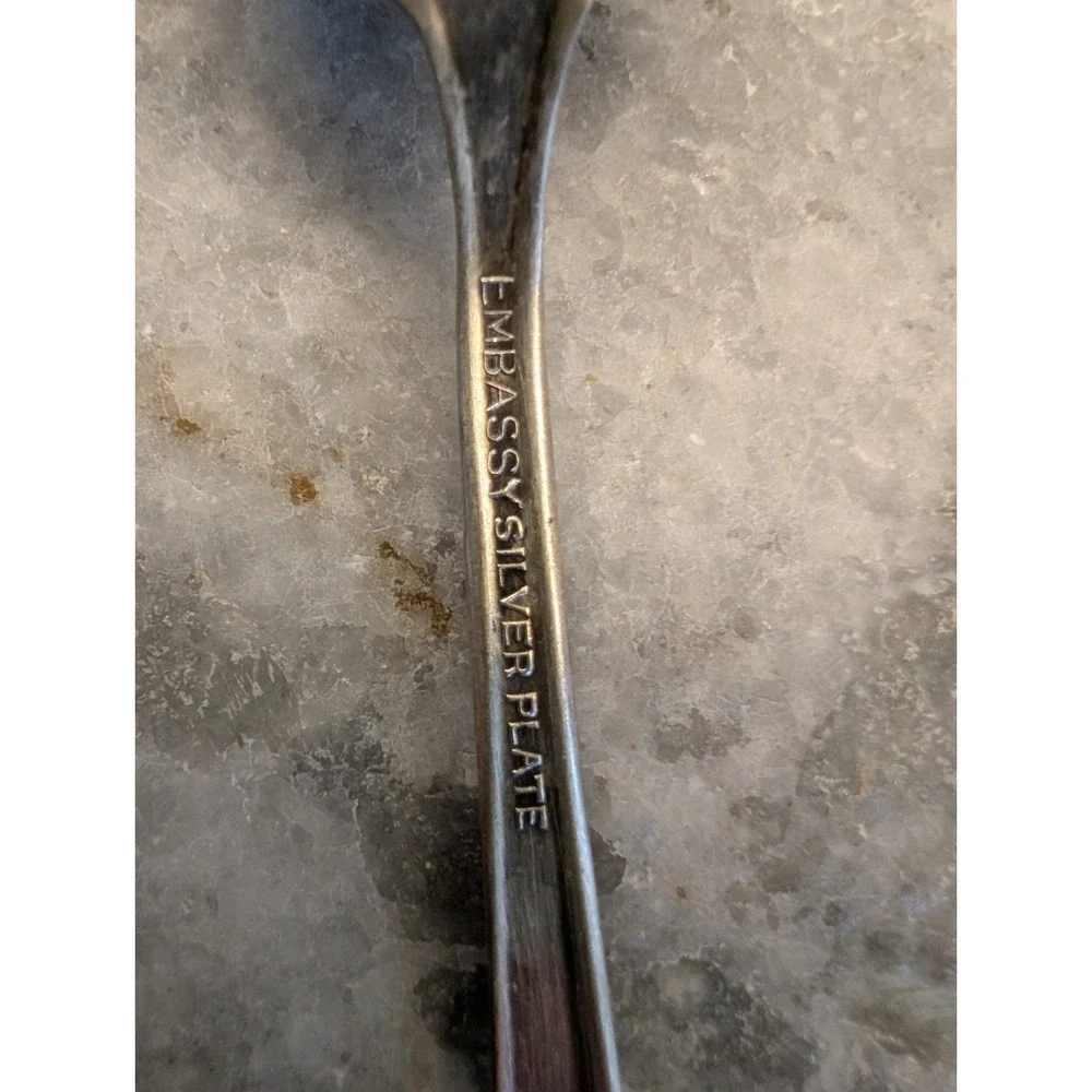 Vintage Embassy‎ Silverplated Small Spoons Set Of 6